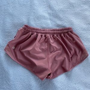 Lululemon hotty hot shirt quicksand colour size 6